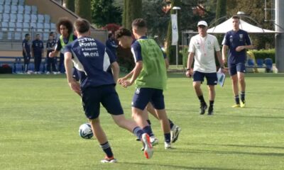 Italia U17 durante un allenamento