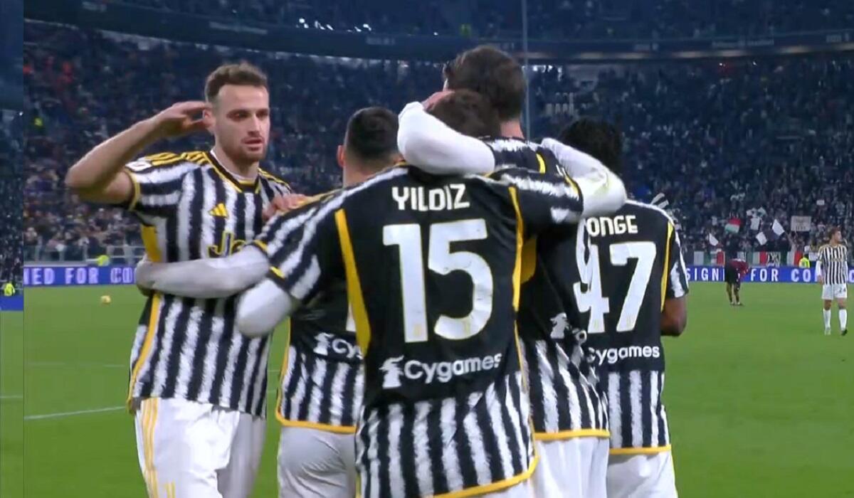 Esultanza Juventus