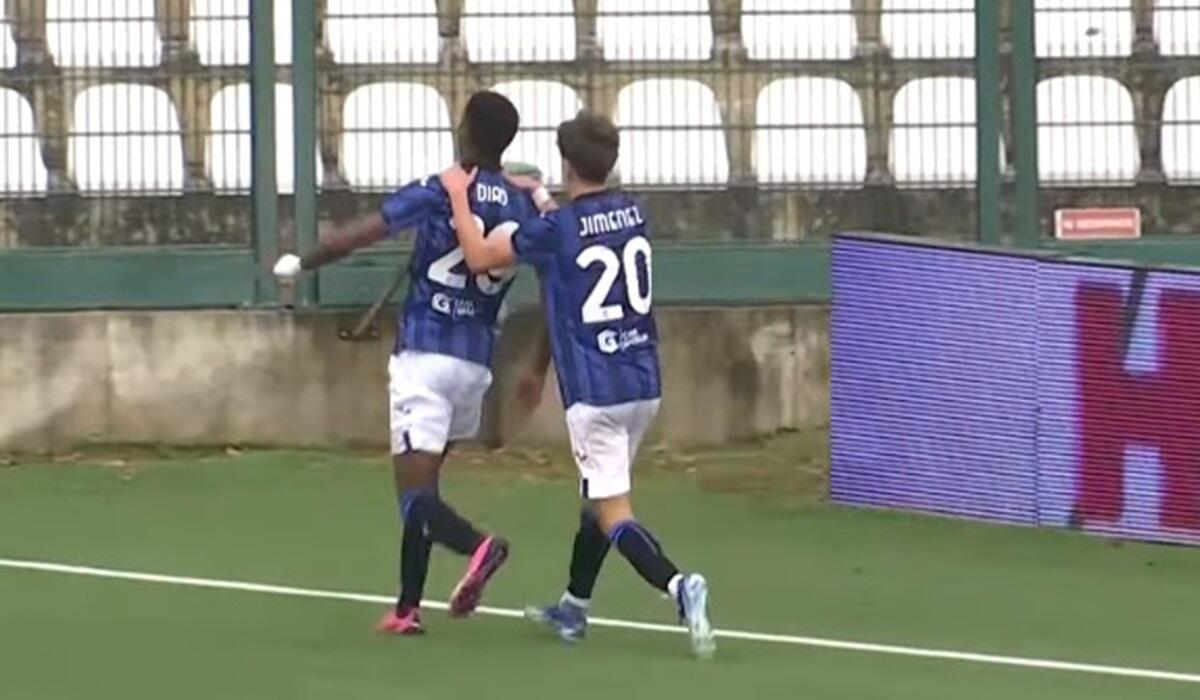 L'esultanza di Diao dell'Atalanta U23