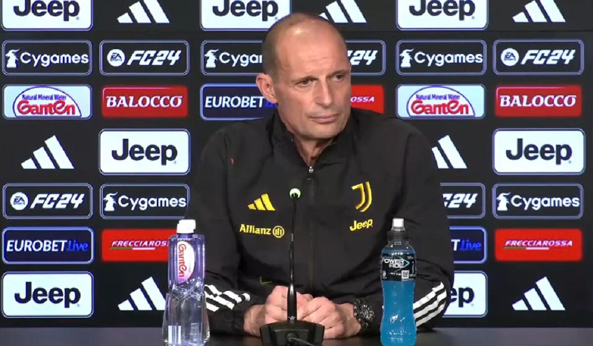 Allegri conferenza Juve