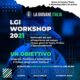 Workshop LGI - Iscrizioni aperte per l'Open Day del 30 agosto