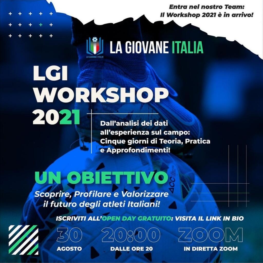 Workshop LGI - Iscrizioni aperte per l'Open Day del 30 agosto