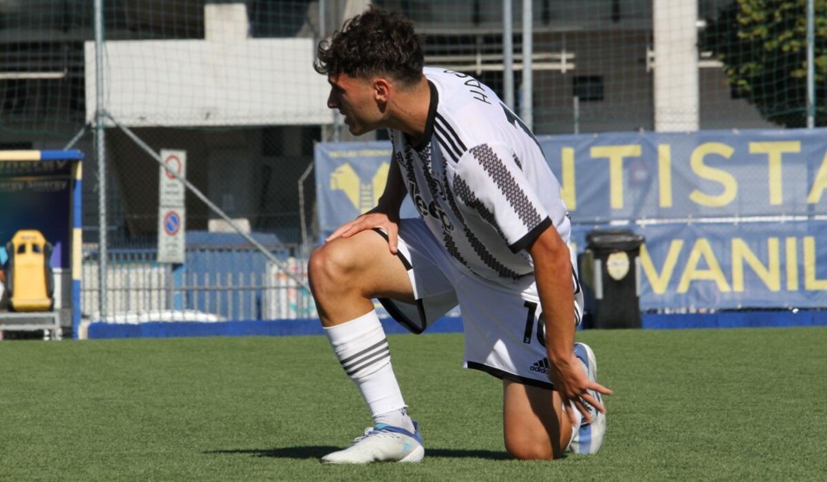 Luis Hasa con la maglia della Juventus