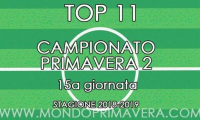 "11 e Lode" - Primavera 2: la Top 11 della 15^ giornata scelta da MondoPrimavera