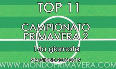 "11 e Lode" - Primavera 2: la Top 11 della 14^ giornata scelta da MondoPrimavera