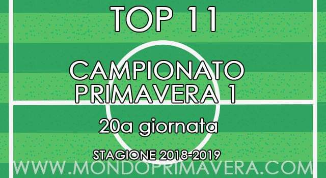 "11 e Lode" - Primavera 1: la Top 11 della 20^ giornata scelta da MondoPrimavera