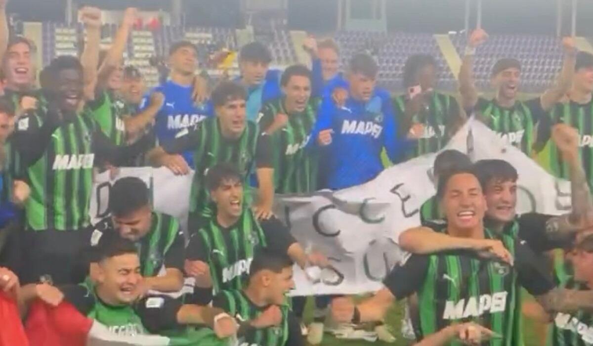 Sassuolo Primavera: i festeggiamenti per lo Scudetto