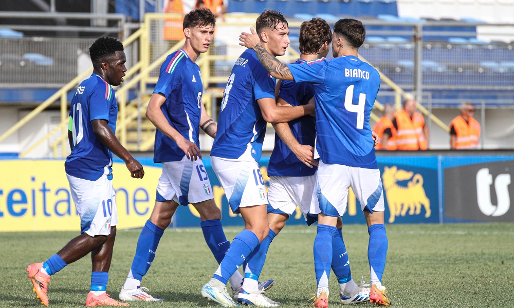 Italia U21 esultanza